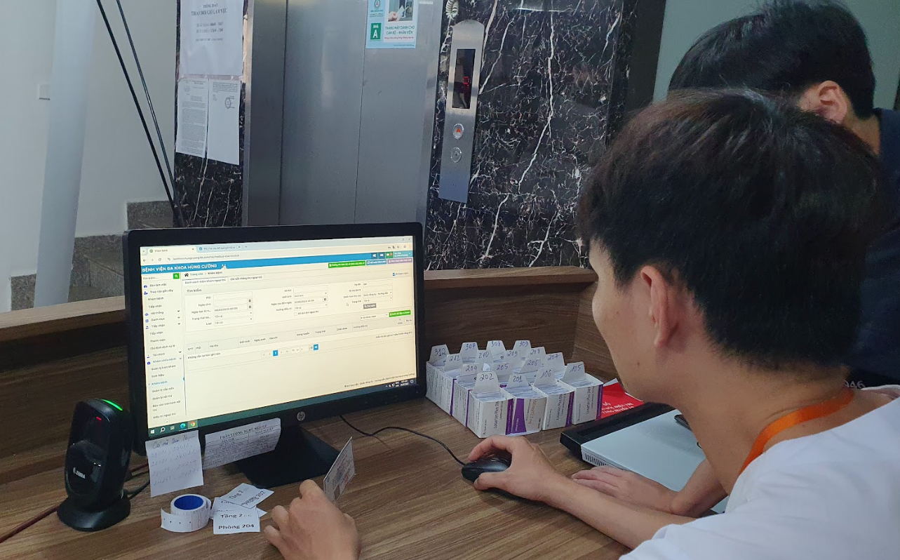 Bệnh án điện tử tại BV Đa Khoa Hùng Cường