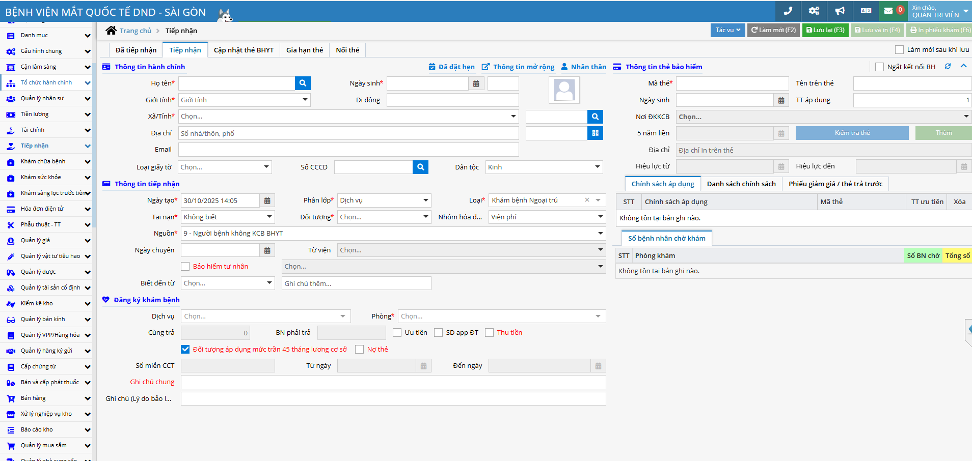 Phần mềm bệnh viện tại DND Sài Gòn